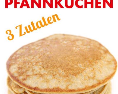 Vegane Haferflocken-Bananen-Pfannkuchen