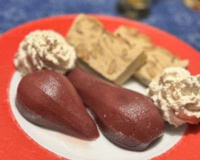 Rotweinbirne (vegan)