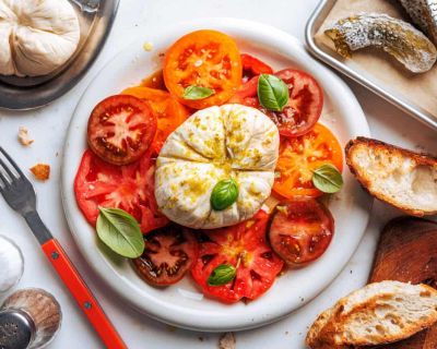 Vegane Burrata aus Mandeln