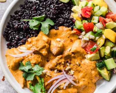Veganes Tofu Butter Chicken