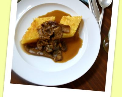 Polentarauten mit Steinpilzragout-der Herbst kann kommen!
