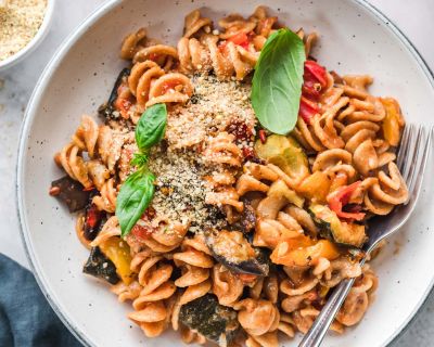 Einfache Ratatouille Pasta
