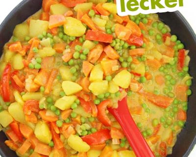 Veganes Gemüsecurry mit Kartoffeln