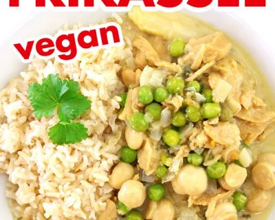 Veganes Hühnerfrikassee