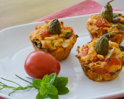 Rezept: Zweierlei Herzhafte Muffins