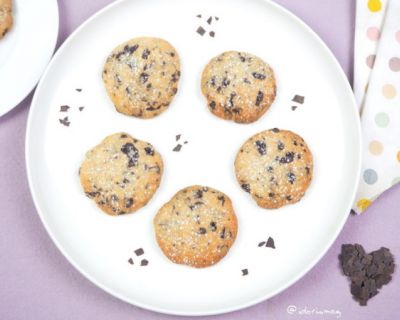 Himmlisch süsse & köstliche Vanille Cookies mit Schokolade Stückchen