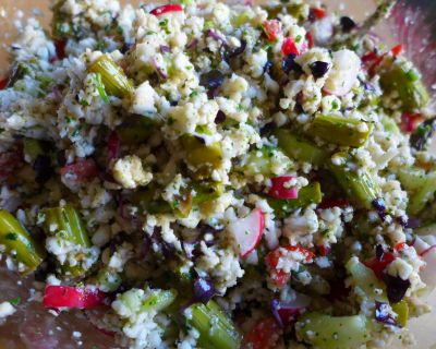 Falscher Couscous-Salat