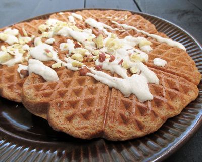 Haselnuss Waffeln (Vegan, Glutenfrei, Ohne Kristallzucker, Ohne Öl)