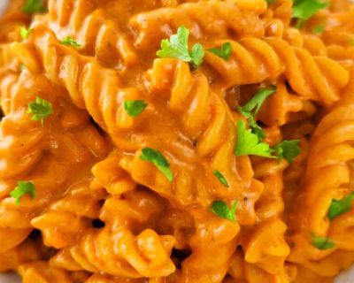 Pasta Sauce aus Ofengemüse (Gesunde Gemüsesoße für Nudeln)