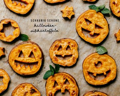 Schaurig schöne Halloween-Süßkartoffeln