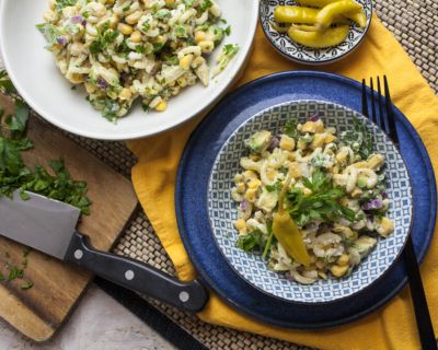 Mexikanischer Makkaroni-Mais-Salat [Frankenfood]