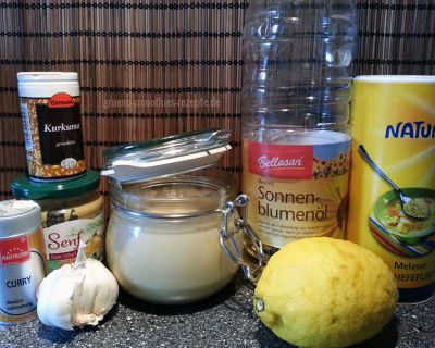 Vegane Mayonnaise selber machen – Mit Mandelmus