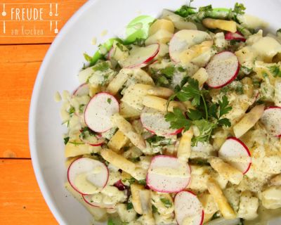 Spargel Kartoffel Radieschen Salat