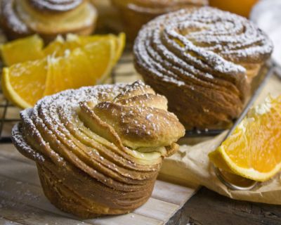 Orangen-Vanille-Cruffins [Frankenfood]