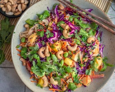Reisnudelsalat mit Mango