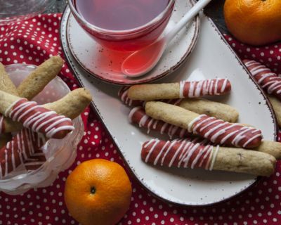 Knusprige Glühwein-Stäbchen – Weihnachtsbäckerei