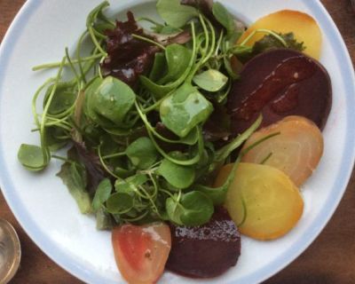 Vegan Detox – Tag 28 : Letzter Tag : Wintersalat mit bunten Beeten