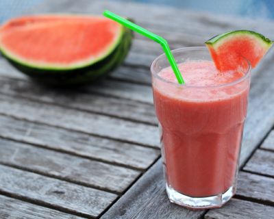 Himbeer-Wassermelonen-Smoothie
