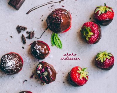 Schoko-Erdbeeren – fruchtig Naschen im Sommer