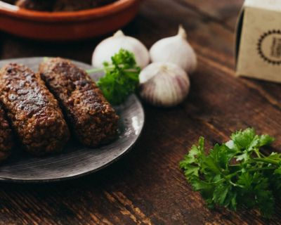 Vegane Cevapcici mit Sonnenblumen Hack