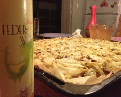 Aus aktuellem Anlass: ‚Zwiebelkuchen mit Federweißen‘ 2.0