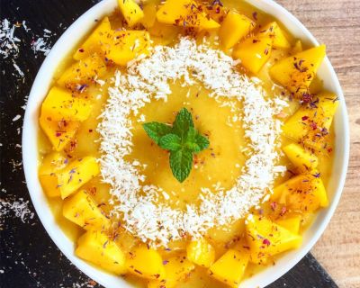 Mango-Kokos-Smoothie Bowl vegan