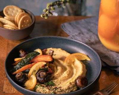 Salzorangen-Hummus – mit selbst eingelegten Salzorangen