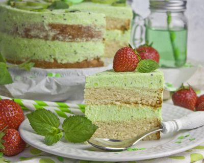 Kiwi-Melonen-Torte – Happy Birthday!