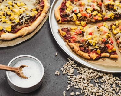 Vegane Hackpizza