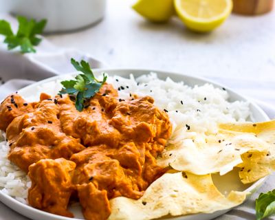 Veganes Butter Chicken