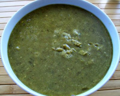 Vegane Berg-Linsen-Suppe (Rezept für 2 Personen)