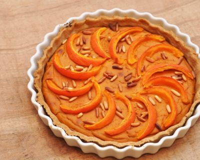 Kürbis-Quiche