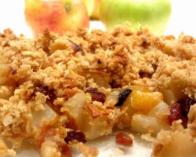 Apfel-Birnen-Crumble