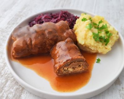 Vegane Rouladen aus Soja Big Steaks