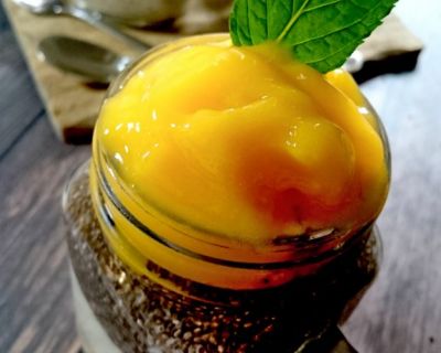 Mango Hafer Jar