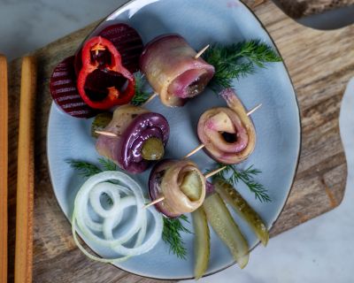 Vegane Rollmöpse – einfach gemacht, schön vischig, würzig, lecker