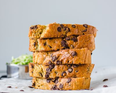 Veganes Zucchini Brot (ölfrei)