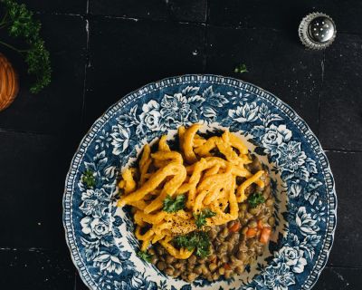 Vegane Kürbisspätzle (ohne Ei)