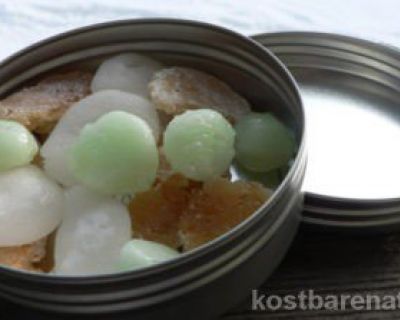 So einfach machst du Erkältungsbonbons mit Wildkräutern selber