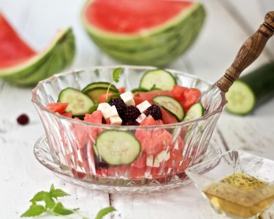 Melonen-Feta-Salat