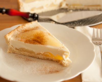 Birnenrahmtorte