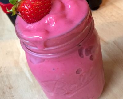 Frozen Strawberry Yoghurt im Vitamix