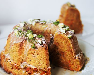 Apfel Nuss Karotten Kuchen (vegan & glutenfrei)