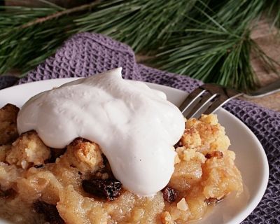 Winterlicher Bratapfel Crumble