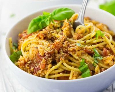 Vegane Bolognese aus Blumenkohl