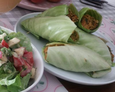 Gemüse Wraps (low carb)