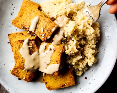 Tofu Reloaded: Kichererbsen-Tofu selber machen (Grundrezept)