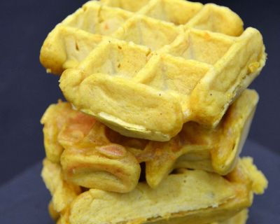 Kokos-Curry-Waffeln (vegan)