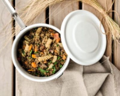 Veganer Linsen-Nudel-Eintopf