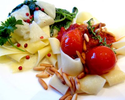 Zweierlei Sommerpasta 